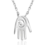 925 Silver Necklace 45cm+5cm Pendant Chain Punk Rock Jewelry for Women Men