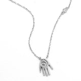 925 Silver Necklace 45cm+5cm Pendant Chain Punk Rock Jewelry for Women Men