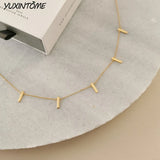925 Silver Geometric Necklace for Women Party