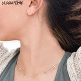 925 Silver Geometric Necklace for Women Party