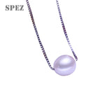 925 Silver Necklace Natural Freshwater Pearl Pendant Necklace For Women