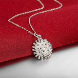 925 Sterling Silver Jewelry Set For Women Fireworks Pendant Bangle
