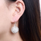 925 Silver Jewelry Set for Women Fireworks Pendant Hot Charm Party Gift