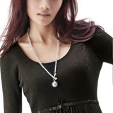 925 Sterling Silver Necklace Ethnic The Bell Pendant Beads Necklace