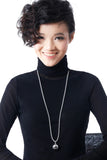 925 Sterling Silver Necklace Ethnic The Bell Pendant Beads Necklace