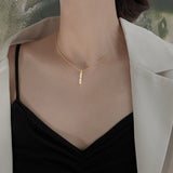 925 Silver Necklace with Flash Diamond Pendant