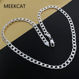 925 Silver Men's Necklace 16-24 Inches 8MM Chain Wedding Christmas