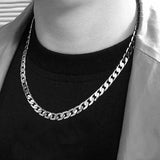 925 Sterling Silver Necklace For Men's 8MM Chain