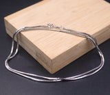 925 Silver Necklace Women 1.2mm Snake Chain 18in Length