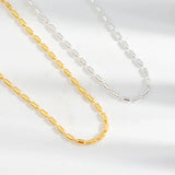 925 Silver Necklace Women Chain Christmas Gift Fine Jewelry