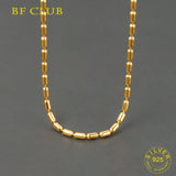 925 Silver Necklace Women Chain Christmas Gift Fine Jewelry