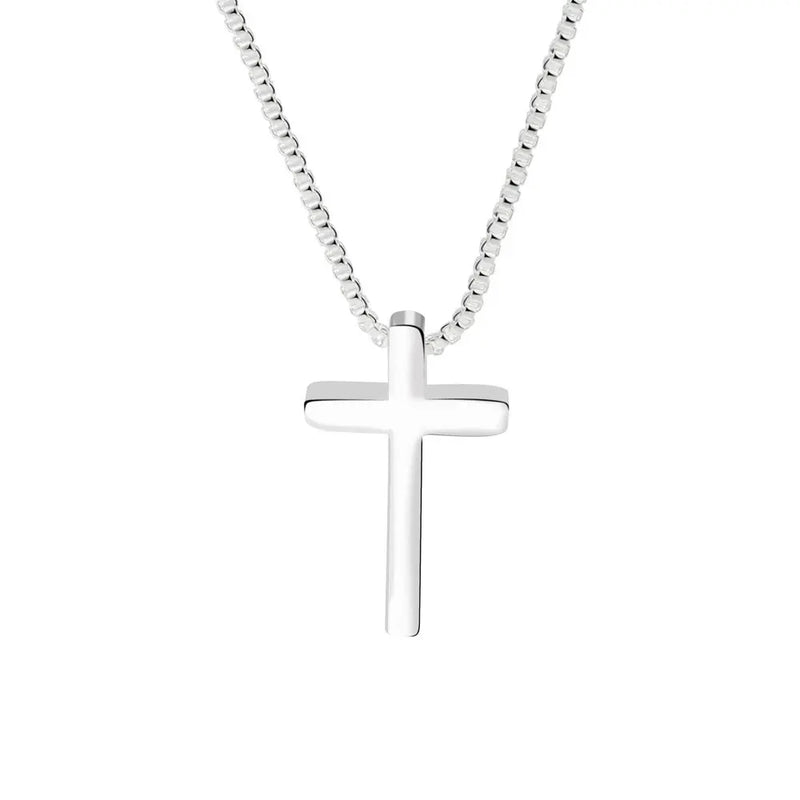 925 Silver Necklace Women Cross Chain Chocker Fine Jewelry