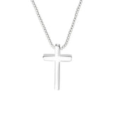 925 Silver Necklace Women Cross Chain Chocker Fine Jewelry