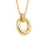 925 Silver Circle Shape Necklace for Women Choker Chain Christmas Gift