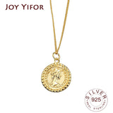 925 Sterling Silver Necklace For Women Ladies Chain Round Necklace