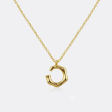 925 Silver Moon Shape Choker Necklace for Women