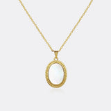 925 Silver Moon Shape Choker Necklace for Women