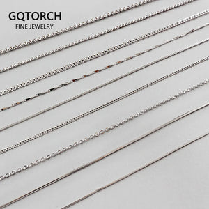 925 Silver Necklace For Women Snake Bone Box Side Melon Seeds Chain
