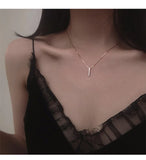 925 Silver Crystal Necklace Set for Girlfriends