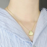 925 Silver Necklace Plated Pendant Dainty Necklaces For Women