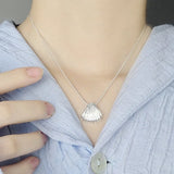 925 Silver Necklace Plated Pendant Dainty Necklaces For Women