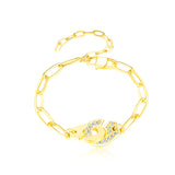 925 Silver Handcuff Bracelet Necklace Menottes Jewelry
