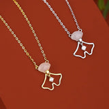 925 Silver Necklace with Hetian Jade Ginkgo Leaf Pendant