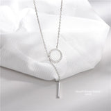 925 Silver Necklace Pendant Round Chain Silver 925 Jewelry
