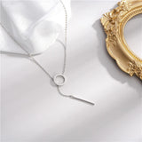 925 Silver Necklace Pendant Round Chain Silver 925 Jewelry