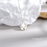 Sterling Silver Pendant Shell Elk Necklace