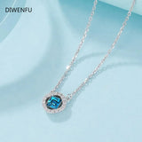 925 Silver Necklace Pendant for Women Natural Jewelry Chain Necklace