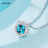 925 Silver Necklace Pendant for Women Natural Jewelry Chain Necklace