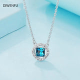 925 Silver Necklace Pendant for Women Natural Jewelry Chain Necklace