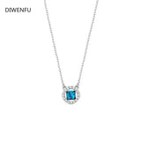 925 Silver Necklace Pendant for Women Natural Jewelry Chain Necklace