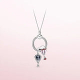 925 Silver Moonlight Hot Air Balloon Necklace
