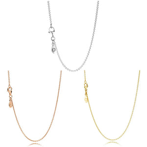 925 Silver Anchor Chain Pan Necklace for Women