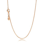 925 Silver Anchor Chain Pan Necklace for Women