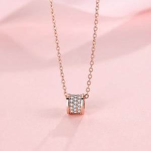 925 Silver Necklace, Slim Waist Pendant, Fashion Jewelry