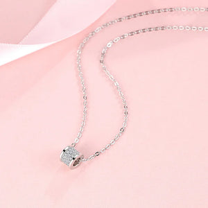 925 Silver Necklace, Slim Waist Pendant, Fashion Jewelry