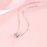 925 Silver Necklace, Slim Waist Pendant, Fashion Jewelry
