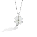 925 Silver Necklace Natural Jade Pendant Retro Style