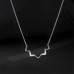 925 Silver Necklace Women Collar Chain Pendant Wedding Party Jewelry