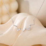 925 Silver Necklace Women Collar Chain Pendant Wedding Party Jewelry