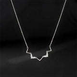 925 Silver Necklace Women Collar Chain Pendant Wedding Party Jewelry