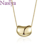 925 Silver Little Beans Necklace for Women Wedding Engagement Gift