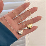925 Silver Necklace Vintage Heart Pendant Party Jewelry