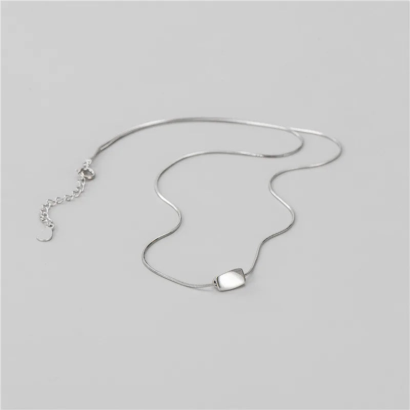 925 Silver Snake Chain Necklace Wedding Jewelry