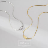 925 Silver Snake Chain Necklace Wedding Jewelry