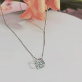 925 Silver Hyacinth Stone Pendant Necklace for Women