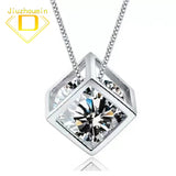 925 Silver Hyacinth Stone Pendant Necklace for Women